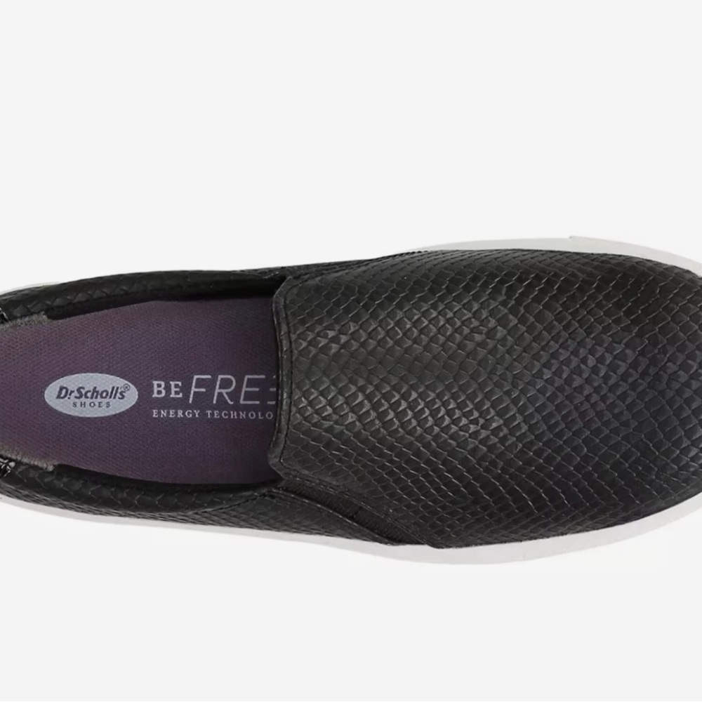 Dr. Scholl's Black Textured Slip-On Sneakers - Picture 6 of 10